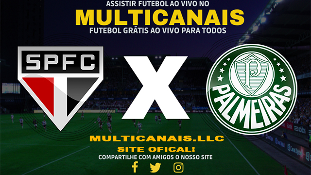 Assistir São Paulo x Palmeiras AO VIVO Online 03/03/2024