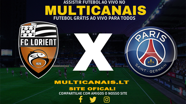 Assistir Lorient x PSG AO VIVO Online 24/04/2024