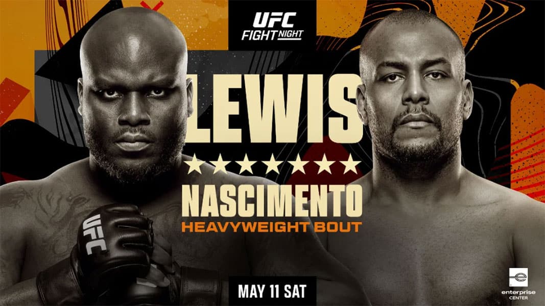 Assistir Derrick Lewis x Rodrigo Nascimento AO VIVO Online 11/05/2024