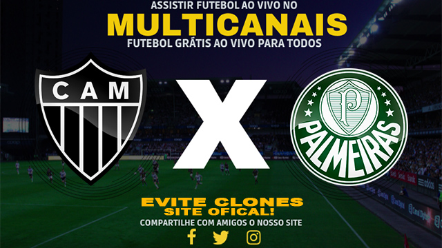 Assistir Atlético Mineiro x Palmeiras AO VIVO Online 18/07/2024