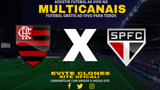 Assistir Flamengo x São Paulo AO VIVO Online 30/07/2024