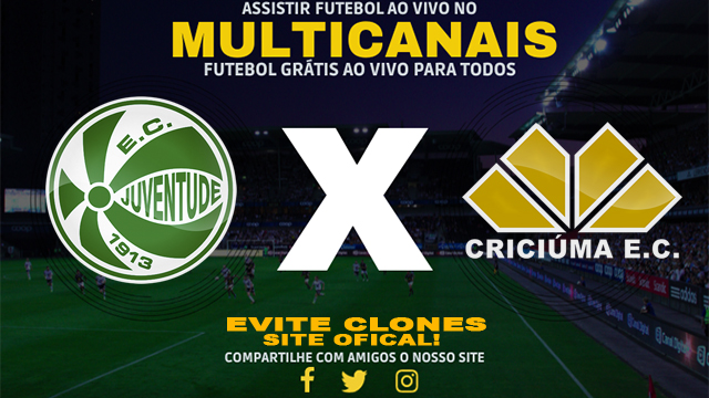 Assistir Juventude x Criciúma AO VIVO Online 27/07/2024