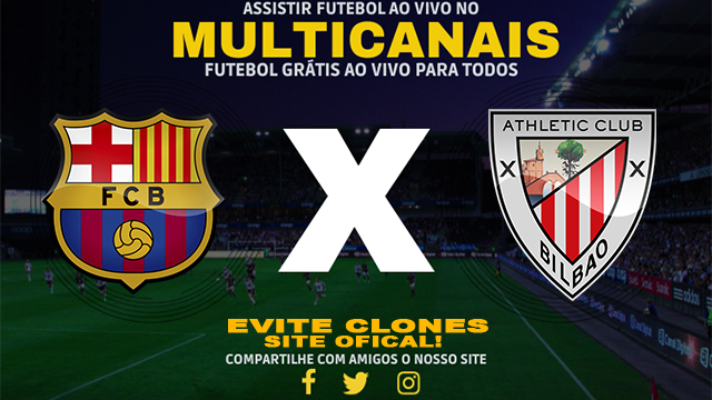 Assistir Barcelona x Athletic Club AO VIVO Online 24/08/2024