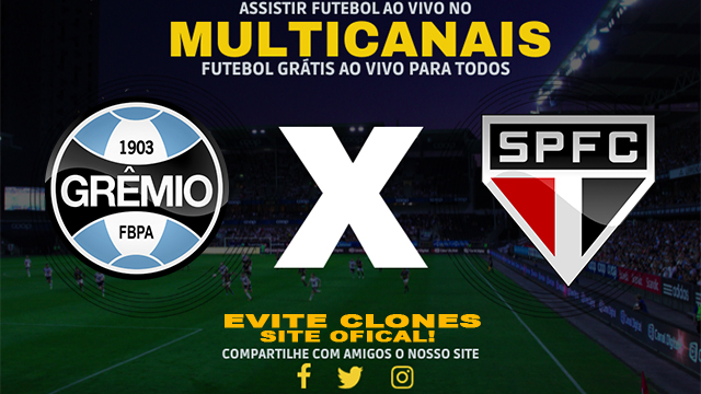 Assistir Grêmio x São Paulo AO VIVO Online 01/12/2024