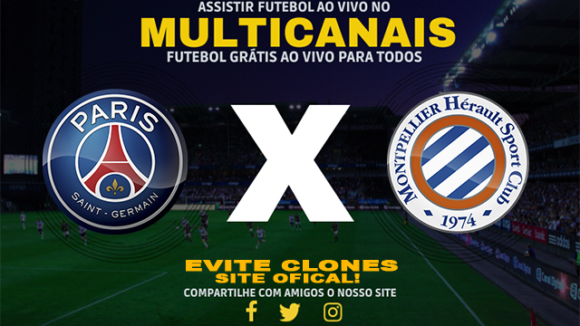 Assistir PSG x Montpellier AO VIVO Online 23/08/2024