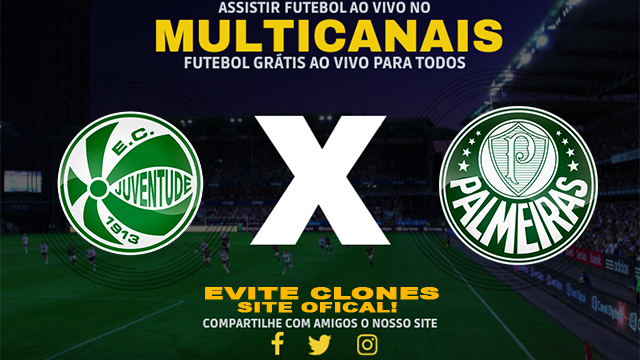 Assistir Juventude x Palmeiras AO VIVO Online 20/10/2024