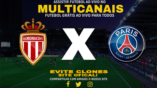 Assistir Monaco x PSG AO VIVO Online 18/12/2024